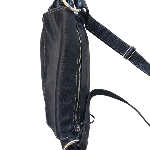 Roots Black Vintage Messenger Bag - Picture 8 of 16